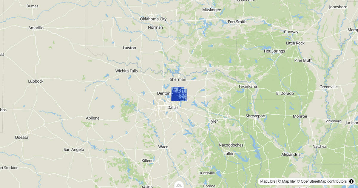 Map preview of 48085_blockGroups_2021