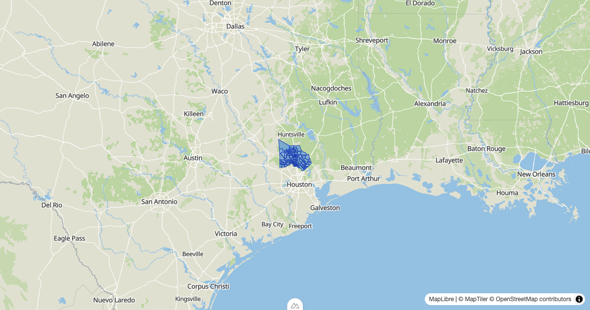 Map preview of mongtomery_48339_tracts_2021_population