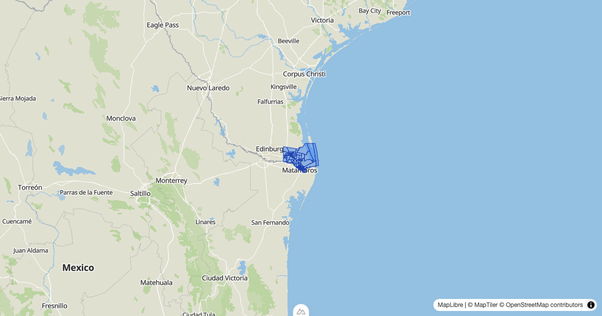 Map preview of cameron_48061_tracts_2021_population