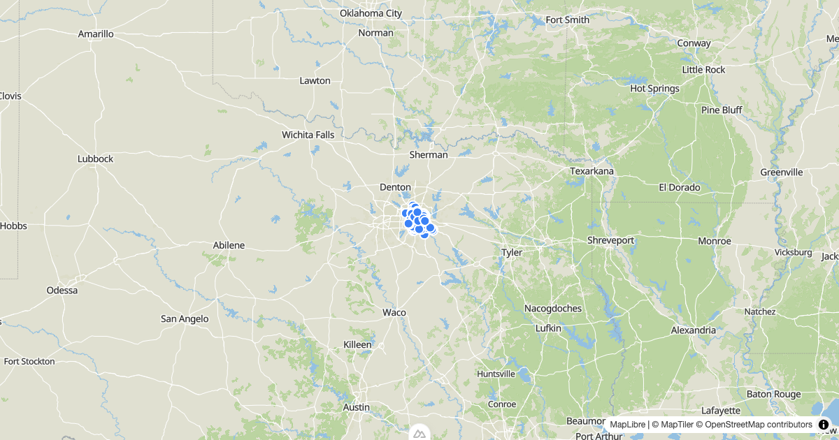 Map preview of disd_Campus_Locations
