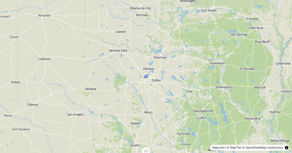 Map preview of keller_isd